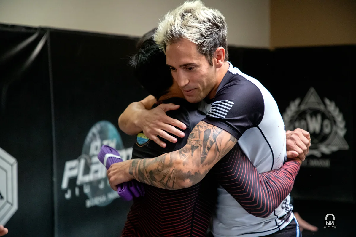 Belt promotion celebration at 10th Planet Jiu Jitsu Orange